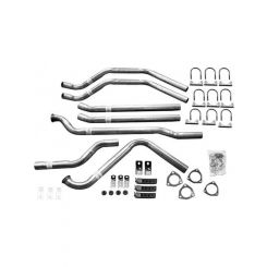 Dynomax Exhaust Pipe Kit Header-Back 2-1/4 in Pipe Diameter Steel Alumi