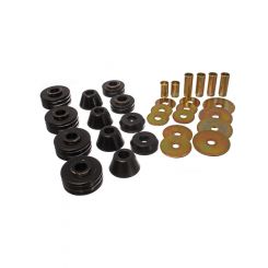Energy Suspension Body Mount Bushing Set Hyper-Flex Polyurethane Steel 