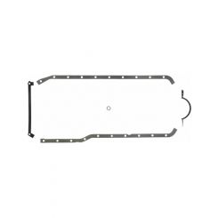 Fel-Pro Oil Pan Gasket 0.078 in Thick Multi-Piece Rubber Coated Fiber Ch