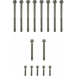 FelPro Cylinder Head Bolt Kit Hex Head Steel Natural GM LS-Series Kit (ES 72173)