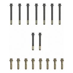 Fel-Pro Cylinder Head Bolt Kit Hex Head Steel Natural Small Block Ch (ES 72856)