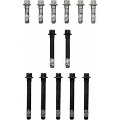 FelPro Cylinder Head Bolt Kit Hex Head Steel Natural GM V6 Kit (ES 74034)