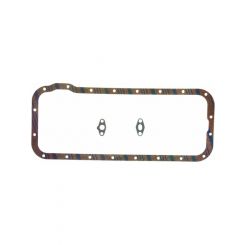 FelPro Oil Pan Gasket Multi-Piece Cork / Rubber Ford FE-Series Kit (OS 11701 C)