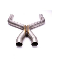 Ford Exhaust X-Pipe Clamps Stainless Natural GT Ford Mustang 2011