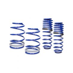Ford Suspension Spring Kit 1-1/2 in Lowering 4 Coil Springs Blue Po