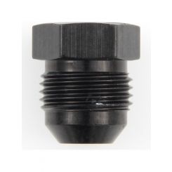 Fragola Fitting Plug 3 AN Hex Head Aluminum Black Anodize