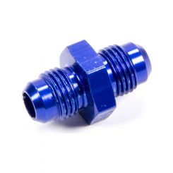 Fragola Fitting Adapter Straight 6 AN Male to 6 AN Male Aluminum Blue