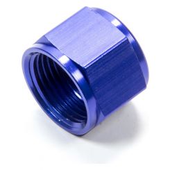 Fragola Fitting - Cap - 12 AN - Aluminum - Blue Anodize - Each