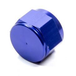 Fragola Fitting - Cap - 16 AN - Aluminum - Blue Anodize - Each