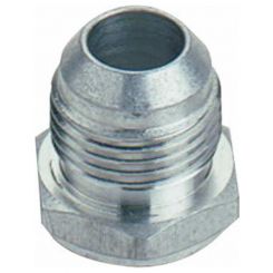 Fragola Bung 10 AN Male Weld-On 1 in Step Aluminum Natural