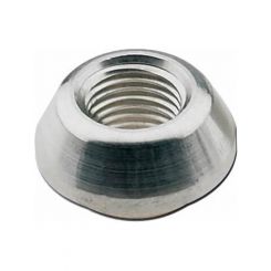 Fragola Bung - 1/4 in NPT Female - Weld-On - Aluminum - Natural - Each