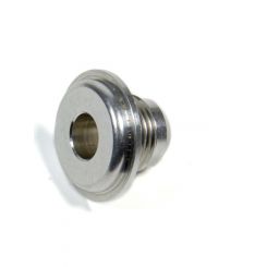 Fragola Bung 12 AN Male Weld-On 1-1/2 in Step Aluminum Natural