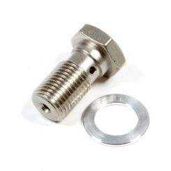 Fragola Banjo Bolt Single Banjo 1/2-20 in Thread Steel Zinc Oxide