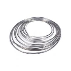 Fragola Fuel Line - 1/4 in - 25 ft - Aluminum - Natural - Each