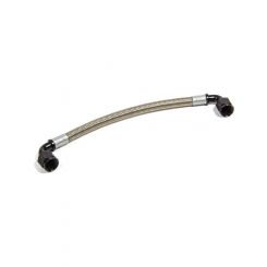 Fast Electronics Fuel Rail Crossover Line 8 AN Braided Stainless 90