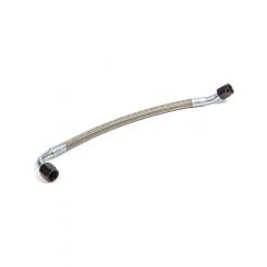 Fast Electronics Fuel Rail Supply Line 6 AN Braided Stainless 90 Deg