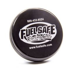 Fuel Safe Fuel Cell Filler Cap Screw-On 2-1/2 in OD Aluminum Black