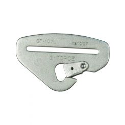 G-Force Harness Hardware Snap In 3 in Wide Steel Zinc Oxide