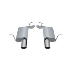 Gibson Exhaust Exhaust System Axle Back 2-1/4 in Diameter 4 in Polishe