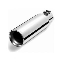 Gibson Exhaust Exhaust Tip Clamp-On 3 in Inlet 4 in Round Outlet 12 in