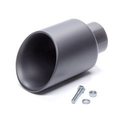 Gibson Exhaust Exhaust Tip Clamp-On 2-1/4 in Inlet 4 in Round Outlet (500433-B)