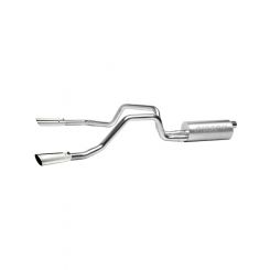 Gibson Exhaust Exhaust System Dual Split Cat-Back 2-1/4 in Tailpipe 3-1/