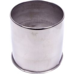 Gorilla Wheel Center Cap 4.250 in OD 4.25 in Tall Open End Stainless