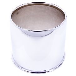 Gorilla Wheel Center Cap 5.100 in OD 4.40 in Tall Open End Steel Chrom