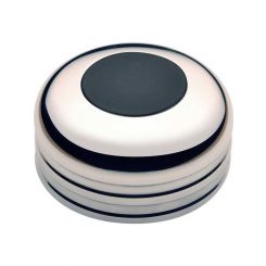 GT Performance Horn Button GT3 Low Profile Plain Black Center Billet Al (44136)