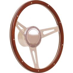 GT Performance Steering Wheel Cobra 15 in Diameter 3 Spoke 1-3/4 in D