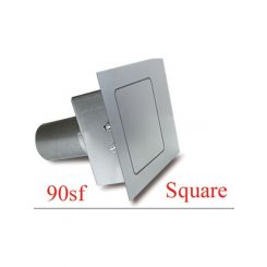 Hagan Street Rod Necessities Fuel Door 3-1/2 in Square Door 90 Degree Fi