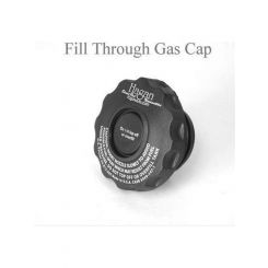 Hagan Street Rod Necessities Filler Cap Screw-In Plastic Black Late Mod