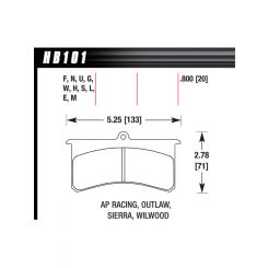 Hawk AP Racing Essex Brakeman CNC Coleman Outlaw Wilwood DTC-70 Rac