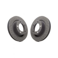 Hawk Brake Brake Rotor Talon Front Drilled / Slotted 13.940 in OD 3.2