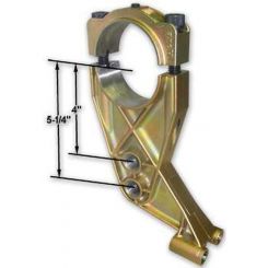 Howe Trailing Arm Bracket Adjustable Clamp-On 3 in OD Axle Tubes Cast S