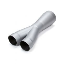 Howe Exhaust Y-Pipe 3 in Inlets 5 in Outlet Steel Gray Paint