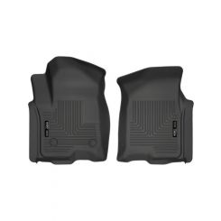 Husky Liners Floor Liner Weatherbeater Front Plastic Black Crew Cab GM