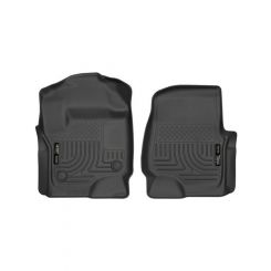 Husky Liners Floor Liner Weatherbeater Front Plastic Black Ford Fullsiz