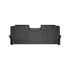 Husky Liners Floor Liner Weatherbeater 2nd Row Plastic Black Crew Cab F