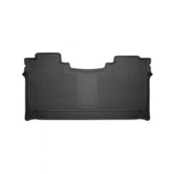 Husky Liners Floor Liner Weatherbeater 2nd Row Plastic Black Crew Cab D