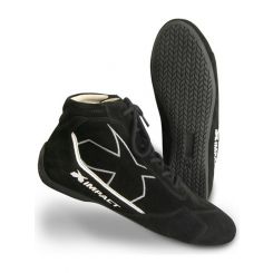Impact Racing Shoe Alpha Driving Mid-Top SFI 3.3/5 Suede Outer Fire