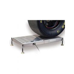 Intercomp Scale Pad Leveler Roll-Off 2-1/2 in Height Aluminum Natural