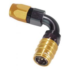 Jiffy-Tite Quick Release Hose End 2000 Series 90 Degree 6 AN Hose to Q