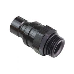 Jiffy-Tite Quick Release Adapter 2000 Series Straight 6 AN Male O-Ring