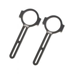 Joes Racing Products Mirror Bracket Clamp-On 5 in Long Aluminum Black A