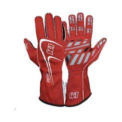 K1 Racegear Gloves Track1 Driving SFI 3.3/5 Double Layer Nomex Ela