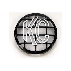KC Hilites Light Guard White KC Logo Plastic Black 6" KC Daylighters SlimLite