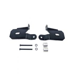 KC Hilites Light Bracket Kit A-Pillar Mount Steel Black For 18-23 Jeep JL