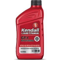 Kendall Oil Motor Oil GT-1 High Performance 5W30 Semi-Synthetic 1 qt