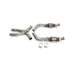 Kooks Headers Exhaust X-Pipe 2-1/2 in Diameter Converters Stainless
